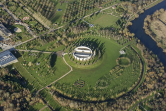 The Armed Forces Memorial at the National Memorial Arboretum, Staffordshire, 2022.