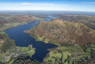Birk Fell and Ullswater looking north east, Glenridding, Cumbria, 2024.