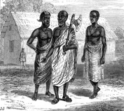 The War on the Gold Coast: Ashantee messengers of peace, 1873. The Anglo-Ashanti wars were a series