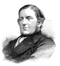 Sir W. V. Harcourt, M.P., the new Solicitor-General, 1873. Engraving from a photograph by Mr. H. J.