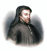 Geoffrey Chaucer, 14th century English author, poet, philosopher, bureaucrat, and diplomat.