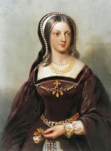 Lady Jane Grey, Queen of England. After the death of the 15 year-old King Edward VI, Lady Jane Grey