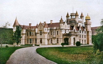Balmoral Castle, Scotland, c1920. Queen Victoria's favourite royal residence. Illustration from
