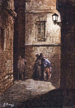 'Whitechapel-A Shady Place', 1872. From, "LONDON. A Pilgrimage" by Gustave Dore and Blanchard
