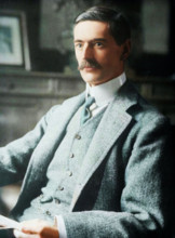 Neville Chamberlain, between c1915 and c1920. (Colorised black and white print).