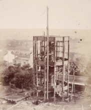 'The South Water Tower', Crystal Palace, Sydenham, 1852-1854. Designed by Sir Joseph Paxton to
