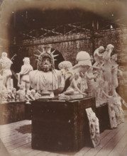 'Group of Sculpture in the Roman Court', Crystal Palace, Sydenham, 1852-1854. Designed by Sir