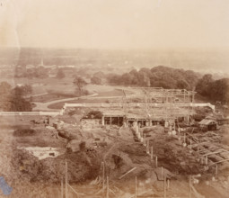 'The South Wing - seen from the Palace', Crystal Palace, Sydenham, 1852-1854. Designed by Sir