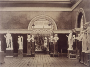 'Interior of the Roman Court', Crystal Palace, Sydenham, 1852-1854. Designed by Sir Joseph Paxton