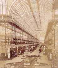 'The Nave from the South end', Crystal Palace, Sydenham, 1852-1854. Designed by Sir Joseph Paxton