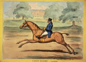 'Count Roupee', 1797. Possibly a caricature of an employee of the East India Company, returned from