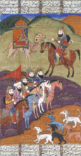 A'isha and the dogs of Al-Haw'ab, 19th century. The episode of the dogs of al-Haw'ab. 'A'isha,