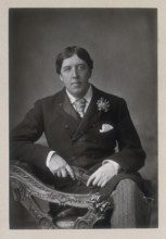 Oscar Wilde, c1890-c1894. Irish poet, author, dramatist, and exponent of "art for art's sake". His