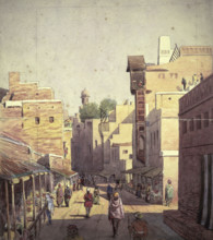 The Lahore Bazaar near Delhi Gate (Punjab), 1879.