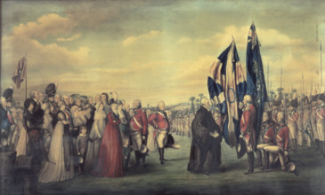 Consecration of the Colours of the Third Regiment of Royal East India Volunteers at Lord's Cricket