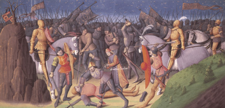 Aemilus Lepidus, as a boy, showing his generous nature saving the life of a citizen during a