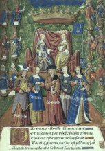 Pageant at the Châtelet, 1514. Spectacle staged for the royal entry of Mary Tudor into Paris.