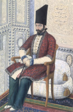 Portrait of Ali Quli Mirza, 1863. Aliqoli Mirza Qajar (1822-1880) was an Iranian prince of the