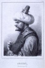 Aroudj, (Barberousse 1er), 1837. Barbarossa II, Bey of Algiers, Khair-ed-Din, (c1465-1546) also