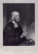 Revd. John Wesley, M.A., late 18th century? Portrait of Wesley (1703-1791), English preacher and