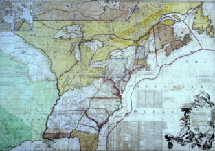 Map of the British Colonies in North America, c1770-c1783. This map is the one on which the British