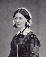 Florence Nightingale, c1860. Florence Nightingale made her reputation by her organisation of