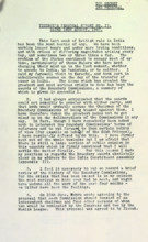 The final personal report of the last Viceroy of India, Lord Mountbatten of Burma, 1947. The report