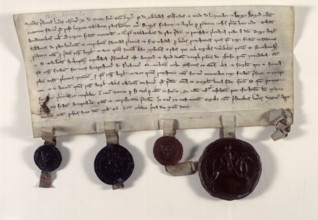 Copy of letters confirming the truce between Henry III of England and Louis IX of France, 1258. The