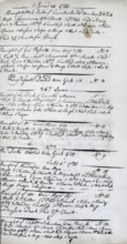 List of purchases of slaves by the ship Mangovo George, West Africa, 1785. In 1785, the tiny