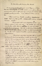 The Adventure of the Missing Three Quarter, by Sir Arthur Conan Doyle, c1904. This is an autograph