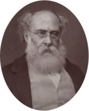 Anthony Trollope, writer, 1878. Trollope was one of the greatest Victorian novelists. He gained his