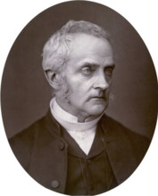 Arthur Penrhyn Stanley, Dean of Westminster, 1880. Stanley travelled extensively in Europe, America