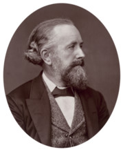 Professor Edward Frankland, 1880. Frankland became professor of chemistry in 1850 at the Royal