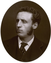 Walter William Ouless, portrait painter, 1880. Ouless first exhibited at the Royal Academy in 1869.