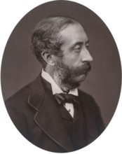 Earl of Carnarvon, President of the Society of Antiquaries, 1880. Carnarvon's maiden speech in the