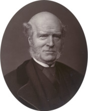 Thomas Hughes, 1880. The author of "Tom Brown's School Days", first published in 1856. In 1861