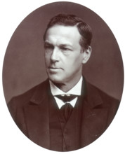 Sir Charles Edward Pollock, Senior Baron of the Exchequer Division and judge, 1881. Portrait of