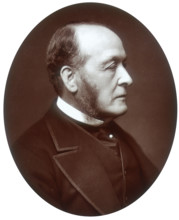 Gathorne Hardy, 1st Viscount Cranbrook, politician and statesman, 1881. Hardy (1814-1906) first