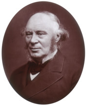 John Fowler, civil engineer, 1882. Together with Benjamin Baker, Fowler (1817-1898) designed the