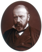 John Pettie, artist and Royal Academician, 1882. Pettie (1839-1893) was born in Edinburgh and moved
