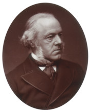 Henry Austin Bruce, 1st Baron Aberdare, statesman, 1882. A lawyer, Austin Bruce (1815-1895) entered