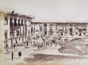 Shah Shoja's old palace, Bala Hissar, Kabul, Afghanistan, c1879. This was the residence of the