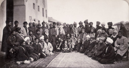 General Roberts and Sirdars of Kabul, Afghanistan, 1879. Roberts was in command of the Punjab