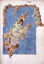 Mitilena (Lesbos), c1485. Mytilene is the capital and port of the Greek island of Lesbos.
