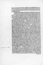 Page from "Summa de Potestate Ecclesiastica", 1475. Summary of Ecclesiastical Power. Page of Latin