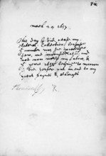 Inscription by Thomason in a volume of Tracts, c1659. From 1640, George Thomason, a bookseller at