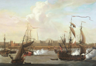 Fort William, Calcutta, India, c1731. The Nawab of Bengal granted the East India Company a trading
