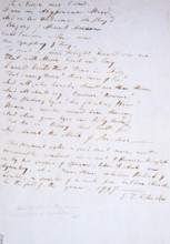 Autograph manuscript of "Kubla Khan", by Samuel Taylor Coleridge, 1797. 'In a Vision once I saw: It
