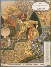 The Gentlewoman Calendar for October 1897. Describing itself as the 'ideal Ladies' paper', "The