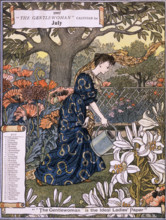 The Gentlewoman Calendar for July 1897. Describing itself as the 'ideal Ladies' paper', "The